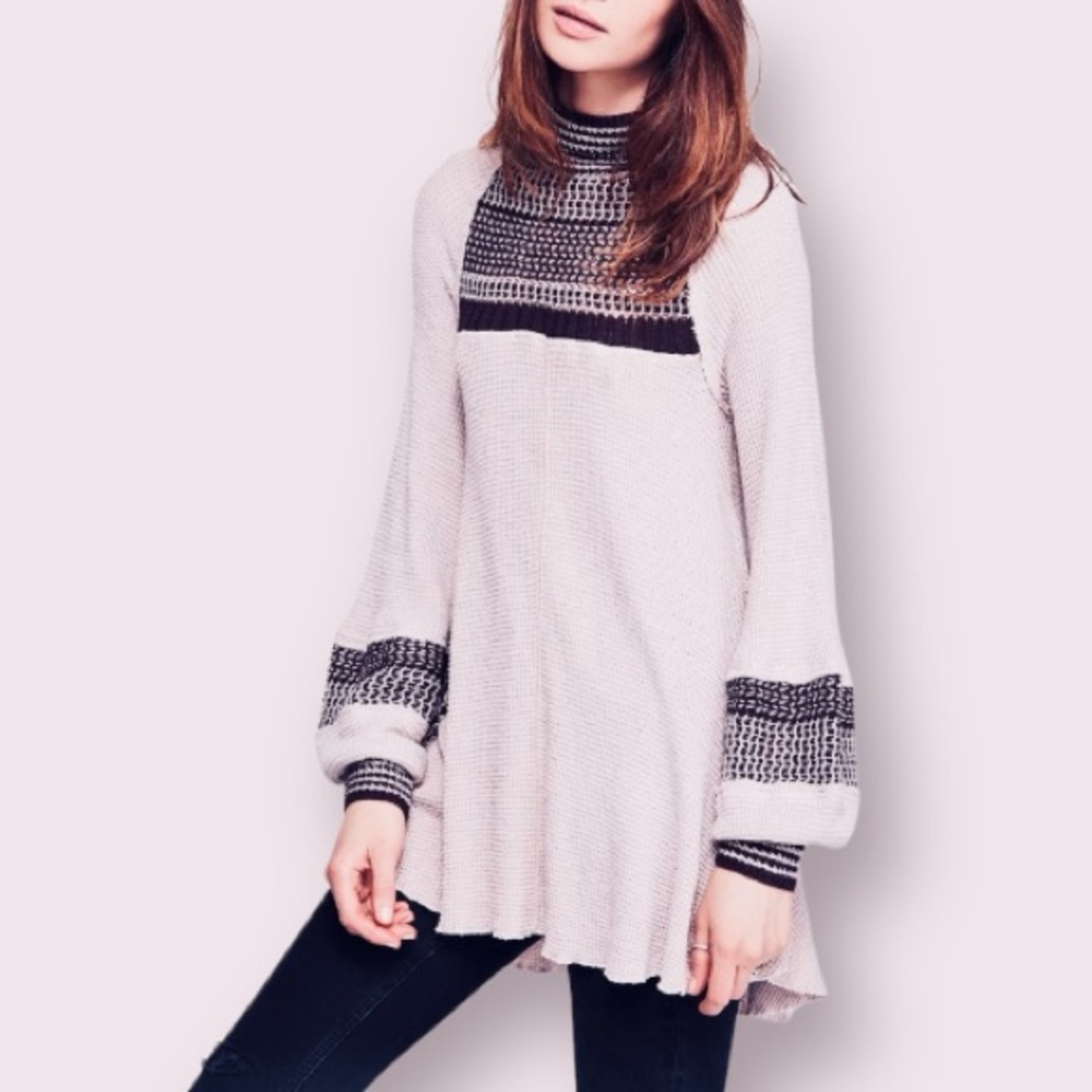 Free People Snow Day Turtleneck Thermal Top